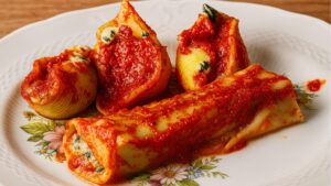 Cannelloni e Conchiglioni ripieni di Ricotta e Spinaci