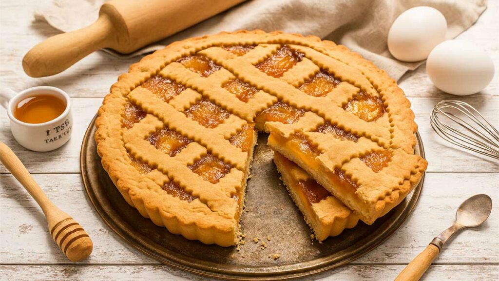 crostata alla marmellata di albicocche ricetta facile