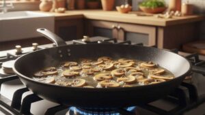 ricetta paccheri al forno idea primo piatto funghi saltati in padella