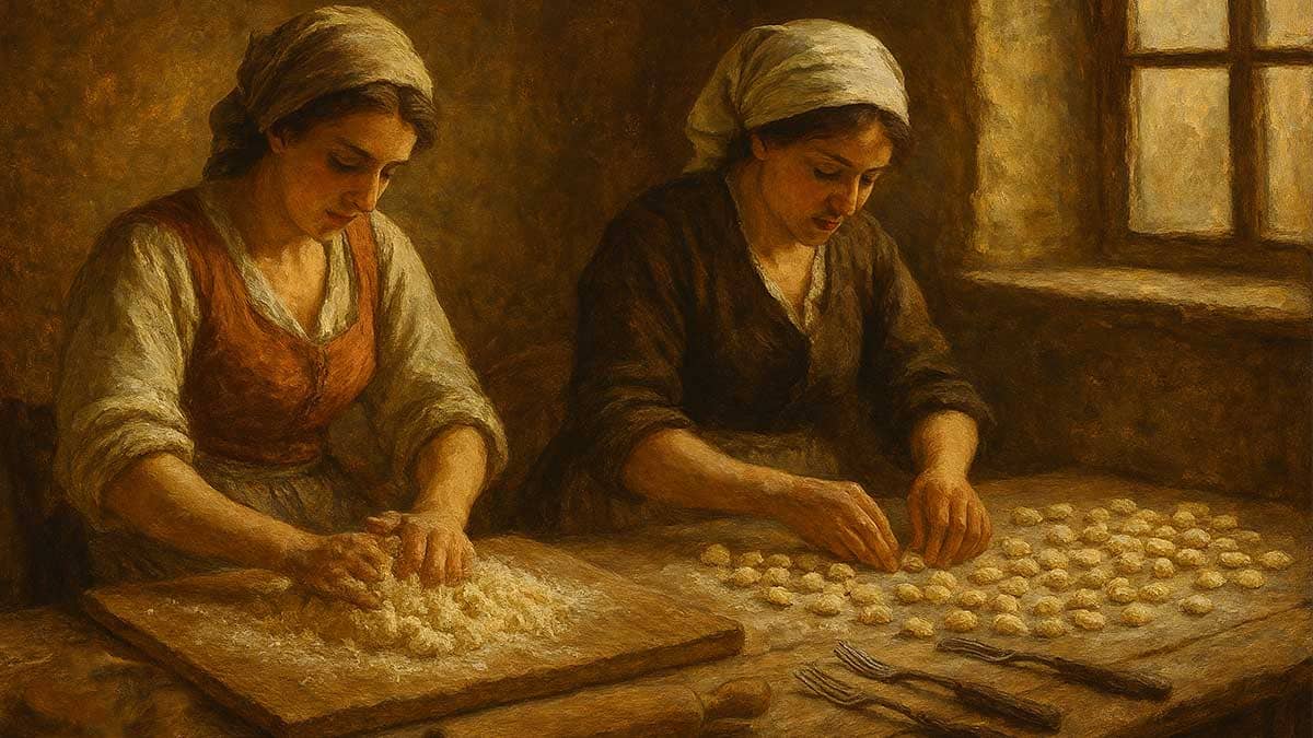 la storia degli gnocchi nell'antichità