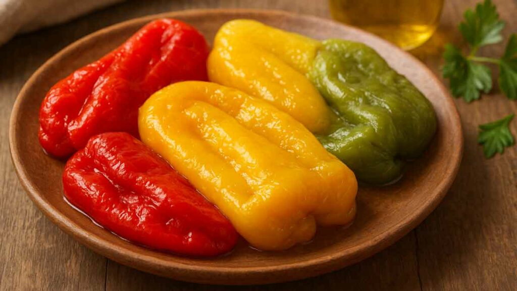 peperoni al forno digeribili e senza buccia