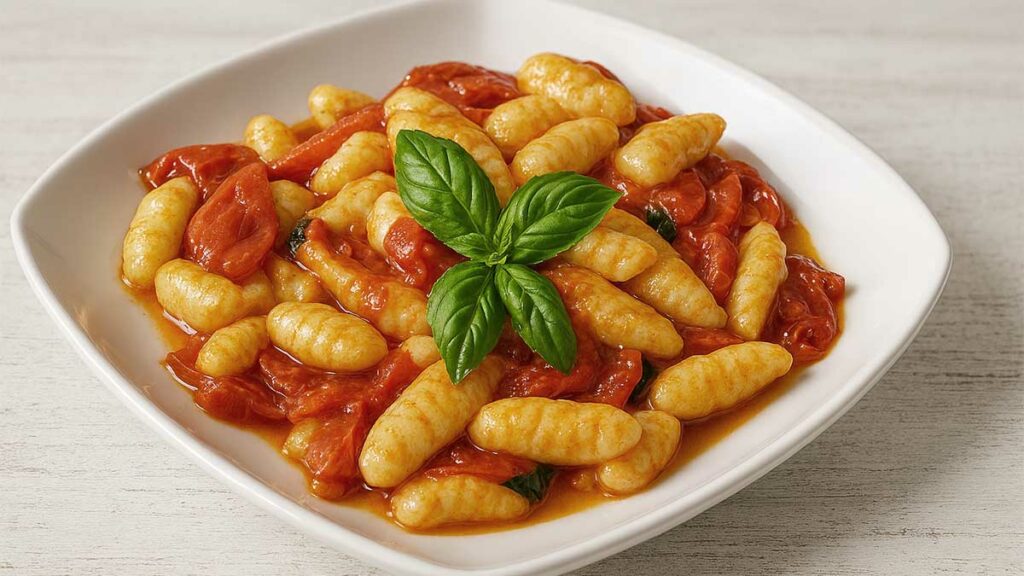 ricetta gnocchi fatti in casa con pomodorini