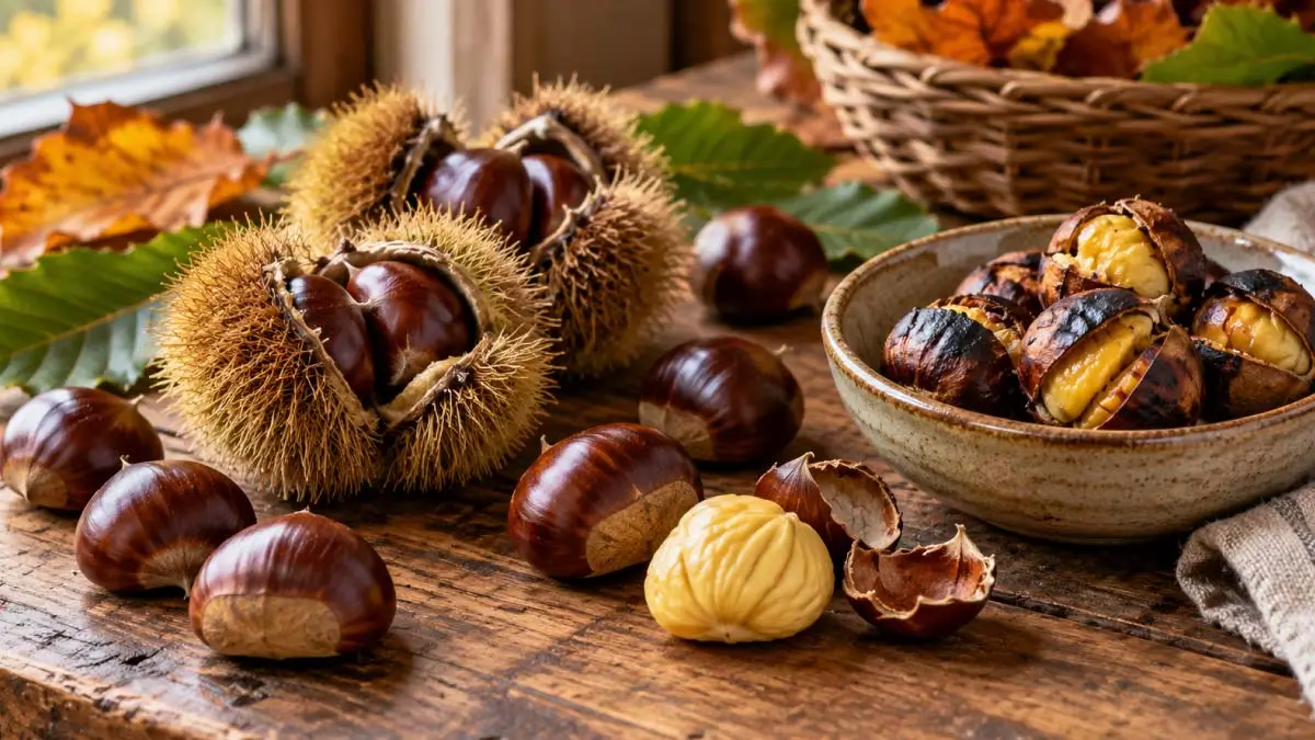 castagne proprietà e benefici saporido