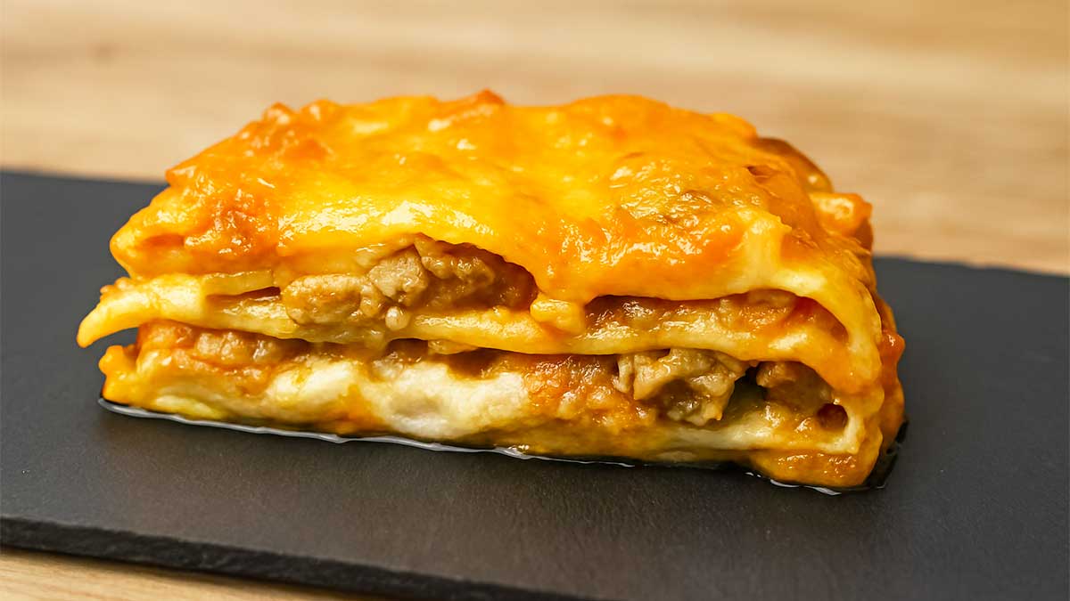 lasagne alla zucca salsiccia funghi e provola