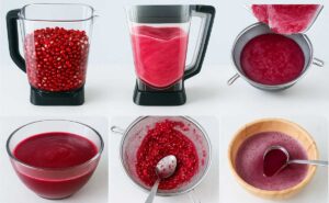 procedimento succo di melograno fatto in casa ricetta facile e veloce