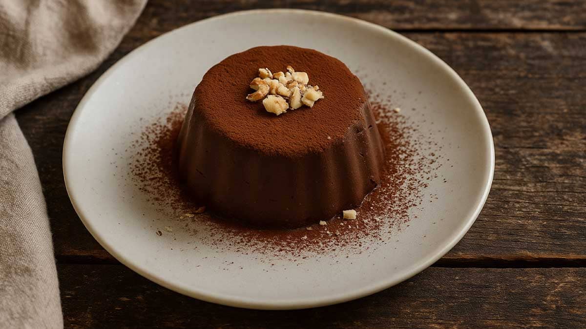 budino ai cachi e cacao ricetta facilissima e senza cottura
