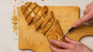tagliare i biscotti fatti in casa