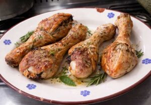 fusi di pollo cotti in friggitrice ad aria saporido