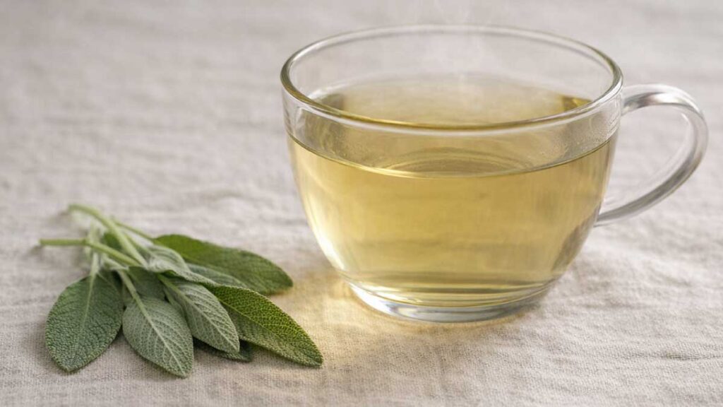 infuso di salvia benefici per il corpo saporido