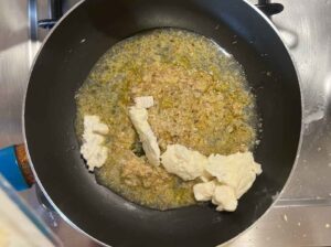 noci e gorgonzola in padella saporido