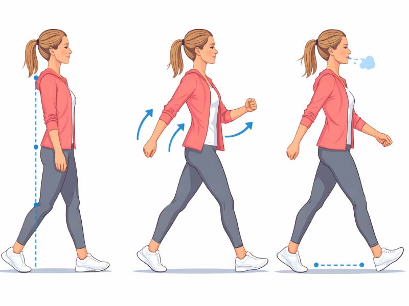 indicazioni pratiche per trasformare una semplice passeggiata in un vero allenamento saporido