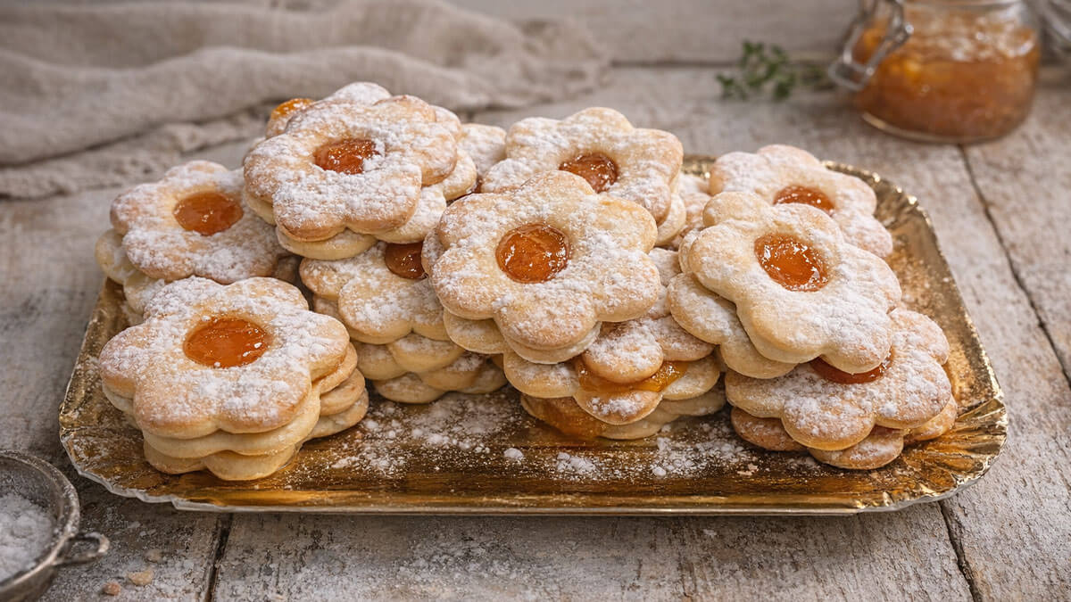 occhi di bue biscotti fatti in casa saporido