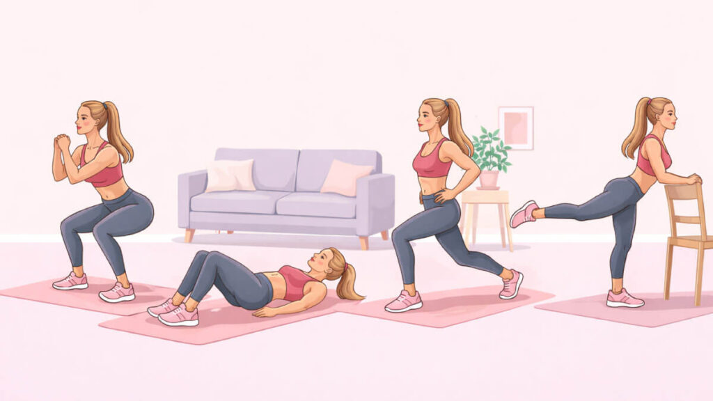 allenamento a casa glutei efficace saporido