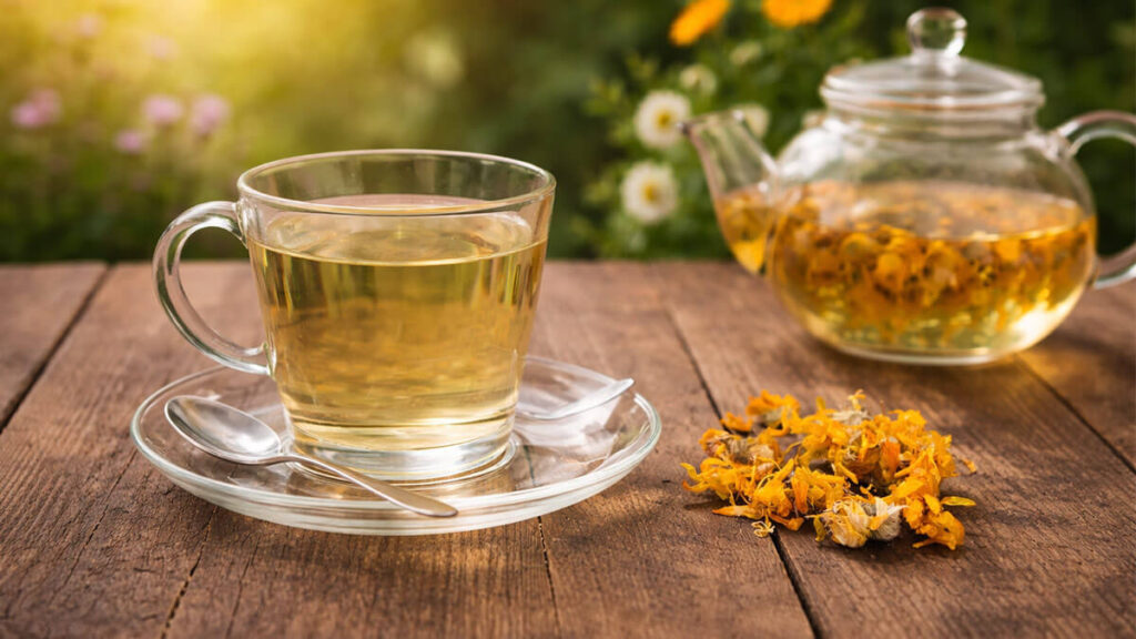 infuso calendula fiori secchi saporido