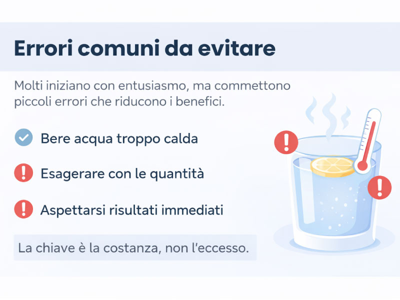 bere acqua al mattino errore da evitare saporido