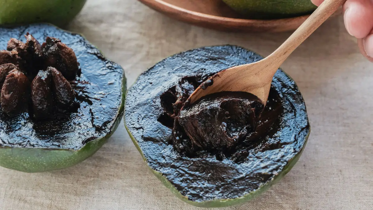 black sapote frutto al cioccolato saporido