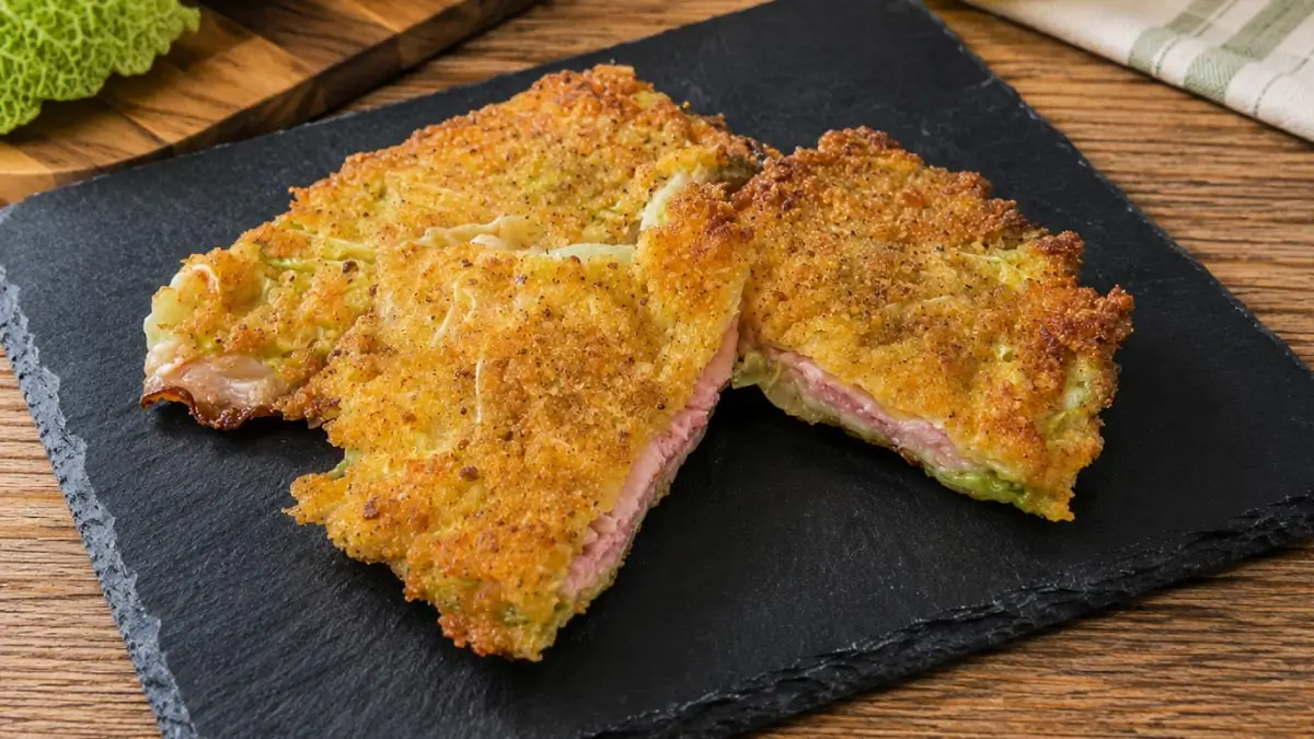 cordon bleu di verza ricetta facile saporido