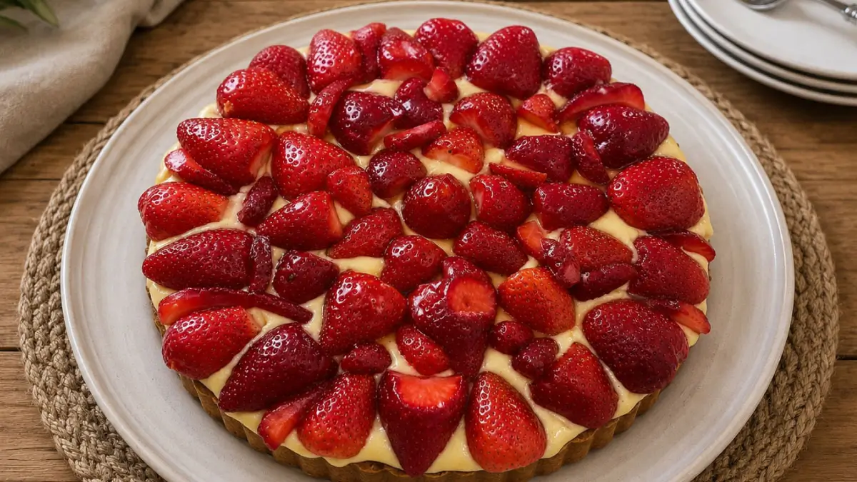 Crostata Fragole e Crema Pasticcera: Ricetta Facile, Fresca e Cremosa
