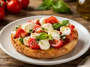 fresella pomodorini mozzarella e basilico saporido