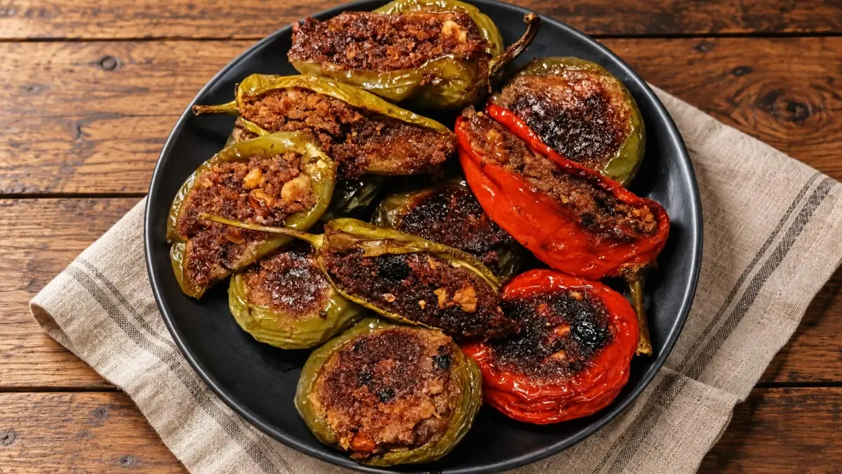 come fare i peperoni ripieni con vino cotto saporido