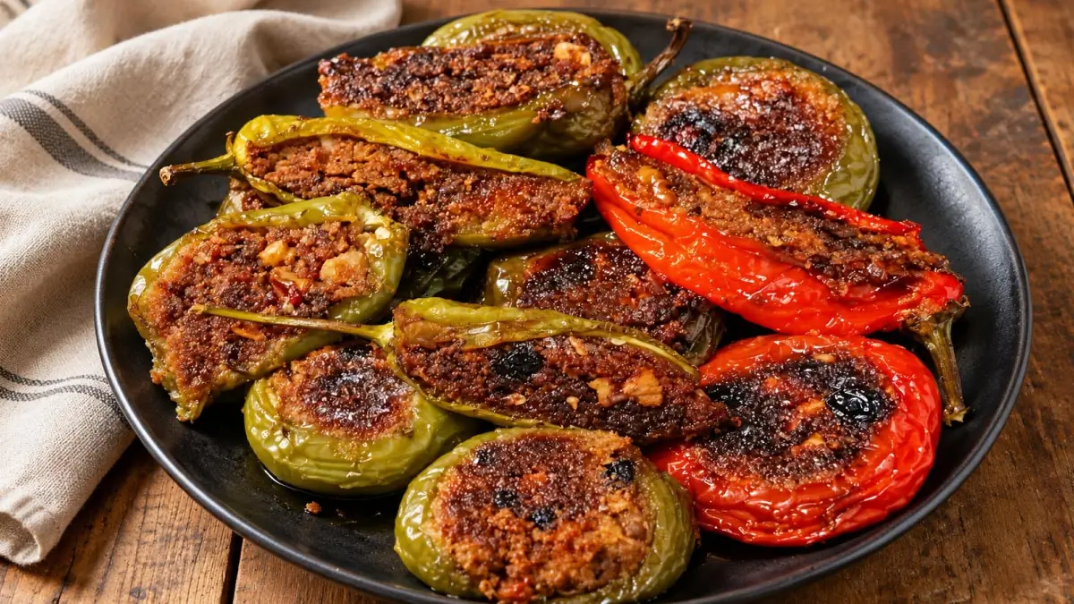 ricetta peperoni ripieni con vino cotto saporido